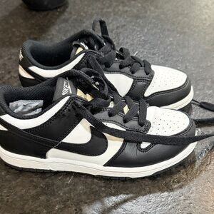 Nike Kids Black and White Sneakers